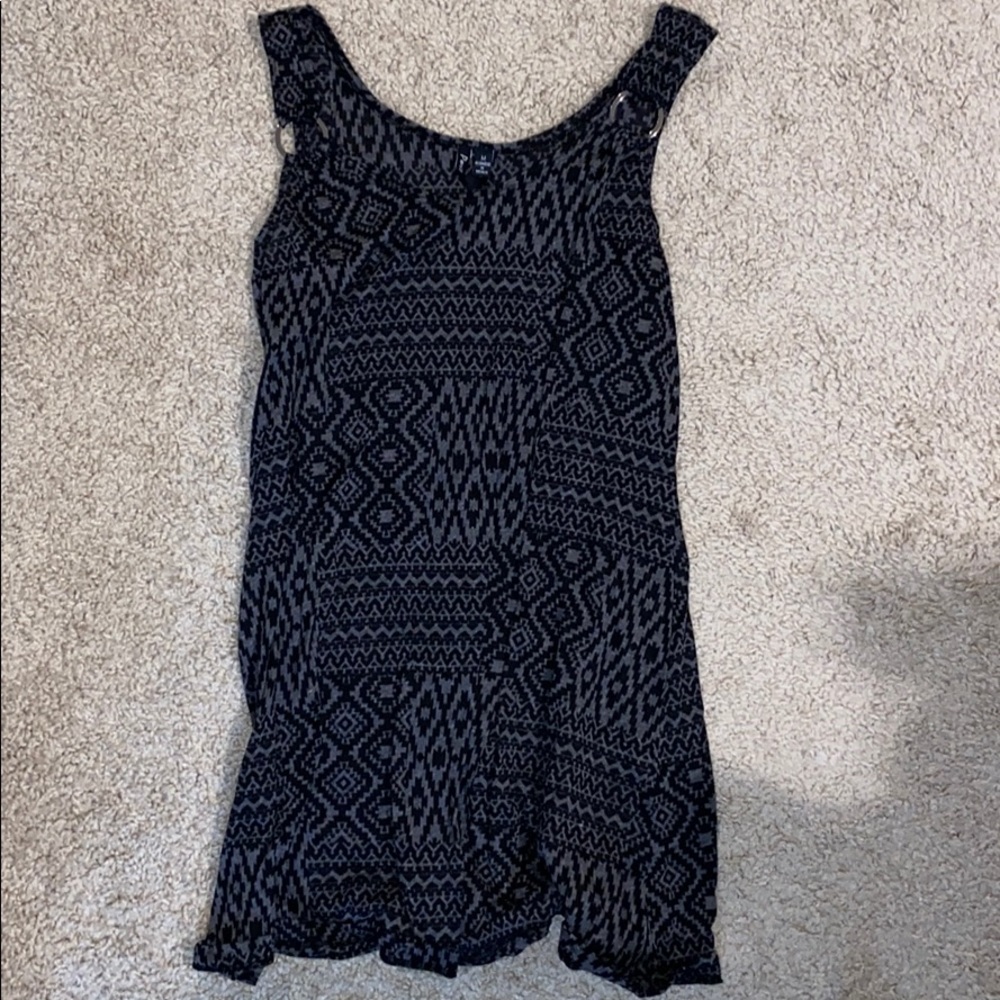 Black Sheer Swim Cover Up Dress
